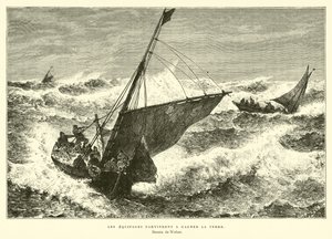 Besättningarna lyckades nå land