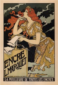 Ink L. Marquet affisch, 1892