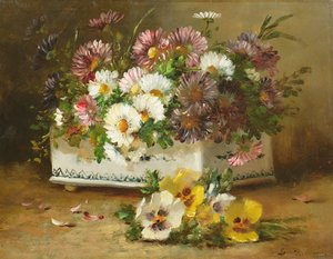 Stilleben med blommor