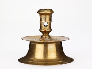 Capstan Ljusstake, c.1600 (mässing)