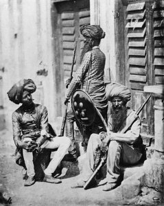 Sikh-officerare under det indiska upproret, 1858