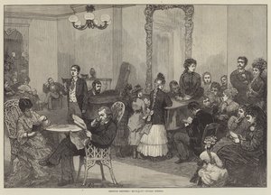 American Sketches, Hotel Life, Sunday Evening