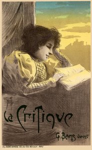 Tidningskritikaffisch, 1900