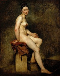 Mademoiselle Rose Sittande Naken