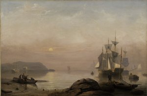 Soluppgång genom dimma, 1852