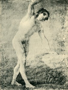 Stående manlig naken, 1789, 1943.