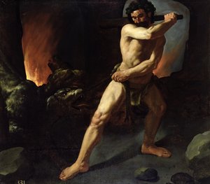 Herkules och Cerberus, ca 1634