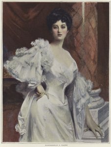 Porträtt av Mademoiselle O Pastre