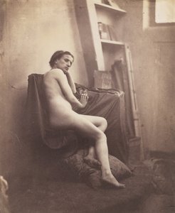 [Kvinna naken i studio], 1856-59.