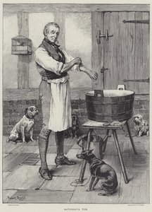 Lördagar Tub gravyr
