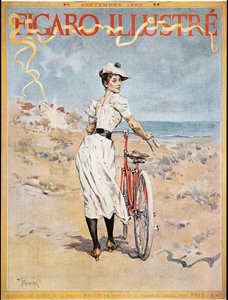 Affisch med reklam för "Figaro Illustre", 1893