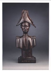 Byst av Jean-Jacques Dessalines (ca 1758-1806) (trä)