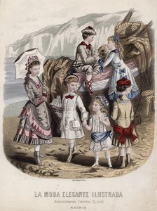 Fransk modetallrik, sent 1800-tal