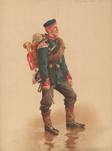 Infanteriregt bugler, fältmarschmässa