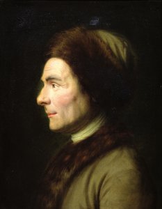 Porträtt av Jean-Jacques Rousseau (1712-78)