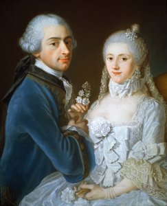 Porträtt av ett gift par, 1752