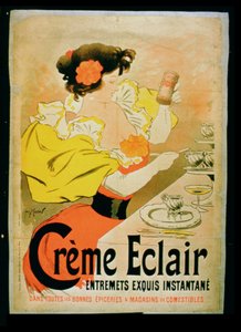 Affisch reklam Creme Eclair Instant Dessert