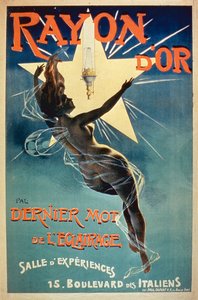 Affischreklam Rayon dOr Lighting, Paris