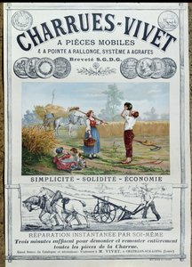 Affischreklam Live on Plows, c.1891
