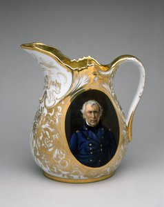 Presentationskanna, ca 1848-50 (porslin)