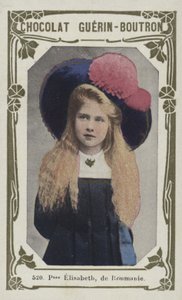 Prinsessan Elisabeth av Rumänien (färgad bild)