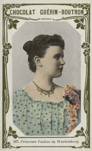 Prinsessan Pauline av Württemberg (färgad bild)