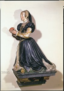 Staty av Antoinette de Fontette (målad sten)
