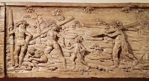 Handel med trä från Brasilien, ca 1550 (trä)
