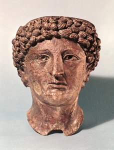 Apollonhuvud, från Lillebonne (brons)