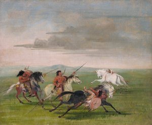 Comanche bedrifter av ryttare, 1834-35