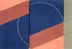 Målning - Interrupted Circle, 2000