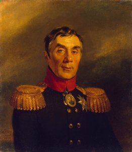 Porträtt av Alexey Arakcheyev, 1824