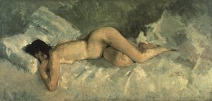 Liggande naken, ca 1887