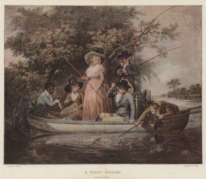 Ett festfiske (chromolitho)
