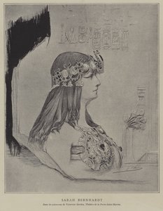Sarah Bernhardt, fransk skådespelerska