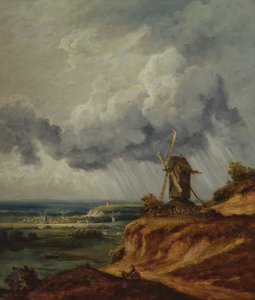 Väderkvarnen i Argenteuil, ca 1830