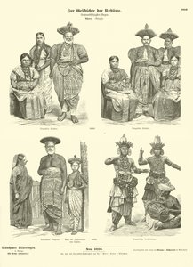 Ceylonesiska kostymer, 1880