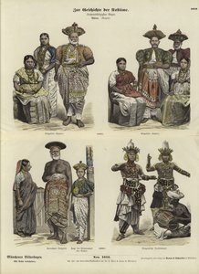 Ceylonesiska kostymer, 1880