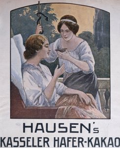 Affischreklamchoklad från Kassel, 1908