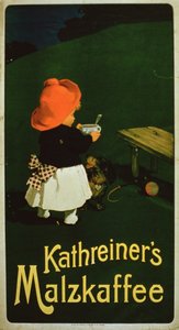 Affischreklam för Kathreiners Malt Coffee