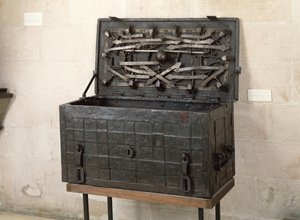 Sea Chest från Nürnberg (trä och metall)