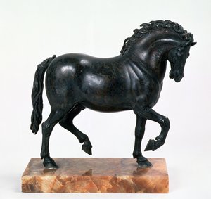 Walking Horse (brons)