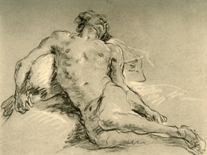 Naken vila, mitten av 1700-talet, 1928