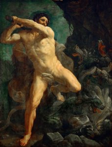 Herkules dödar Lernas Hydra, 1620-1621.