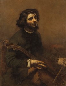 Cellisten (självporträtt), 1847