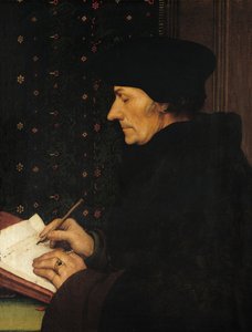 Porträtt av Desiderius Erasmus