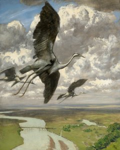 Underbara fåglar, 1892 (olja på kartong)