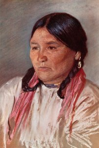 Naomi, hustru till Paul, en Blackfoot-indian