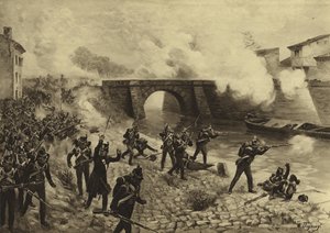 Slaget vid Toulouse, 1814 (gravyr)