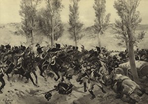 Slaget vid Vitoria, 1813 (gravyr)
